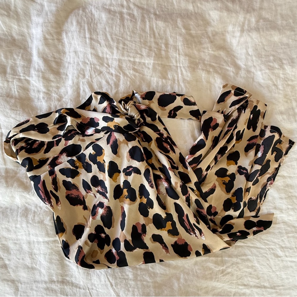 Wilde Leopard Wrap Skirt